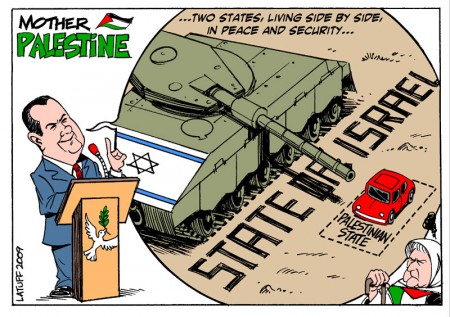 Two States solution, by Latuff