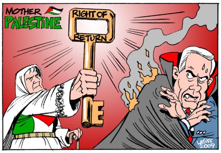 Right of return, by Latuff