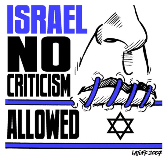 Latuff: No Crticism Allowed!