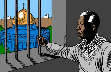 Mandela on Israeli apartheid, by Latuff